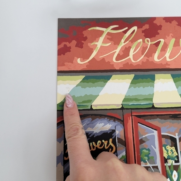 The Flower Shop Advanced Paint By Number 11×14 Finished Acrylic Painting - Picture 11 of 15